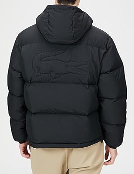Amazon | [ラコステ] [公式] バックステッチショートダウン